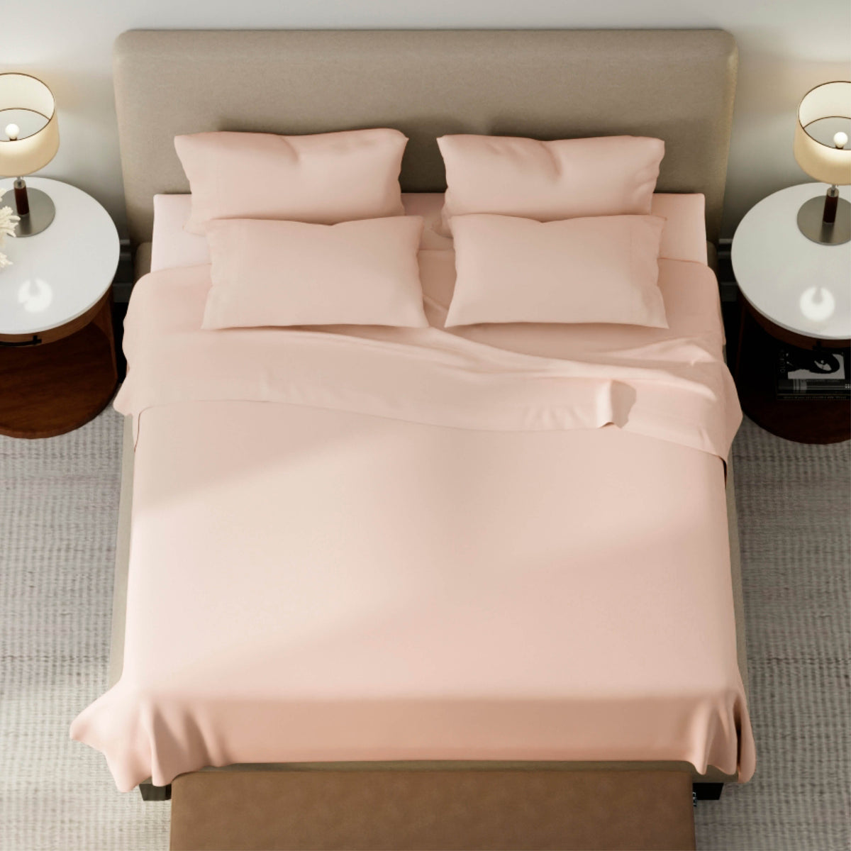 Kingsdown — Client Img WebCollection WeightlessCotton SheetSet Purecare BlushPink 3 1