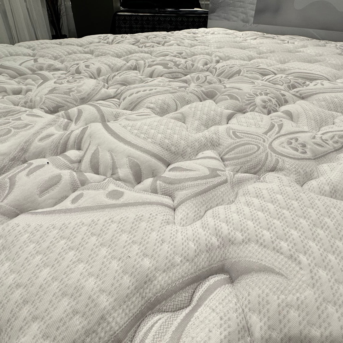 Close-up detail of a Kingsdown Passions mattress